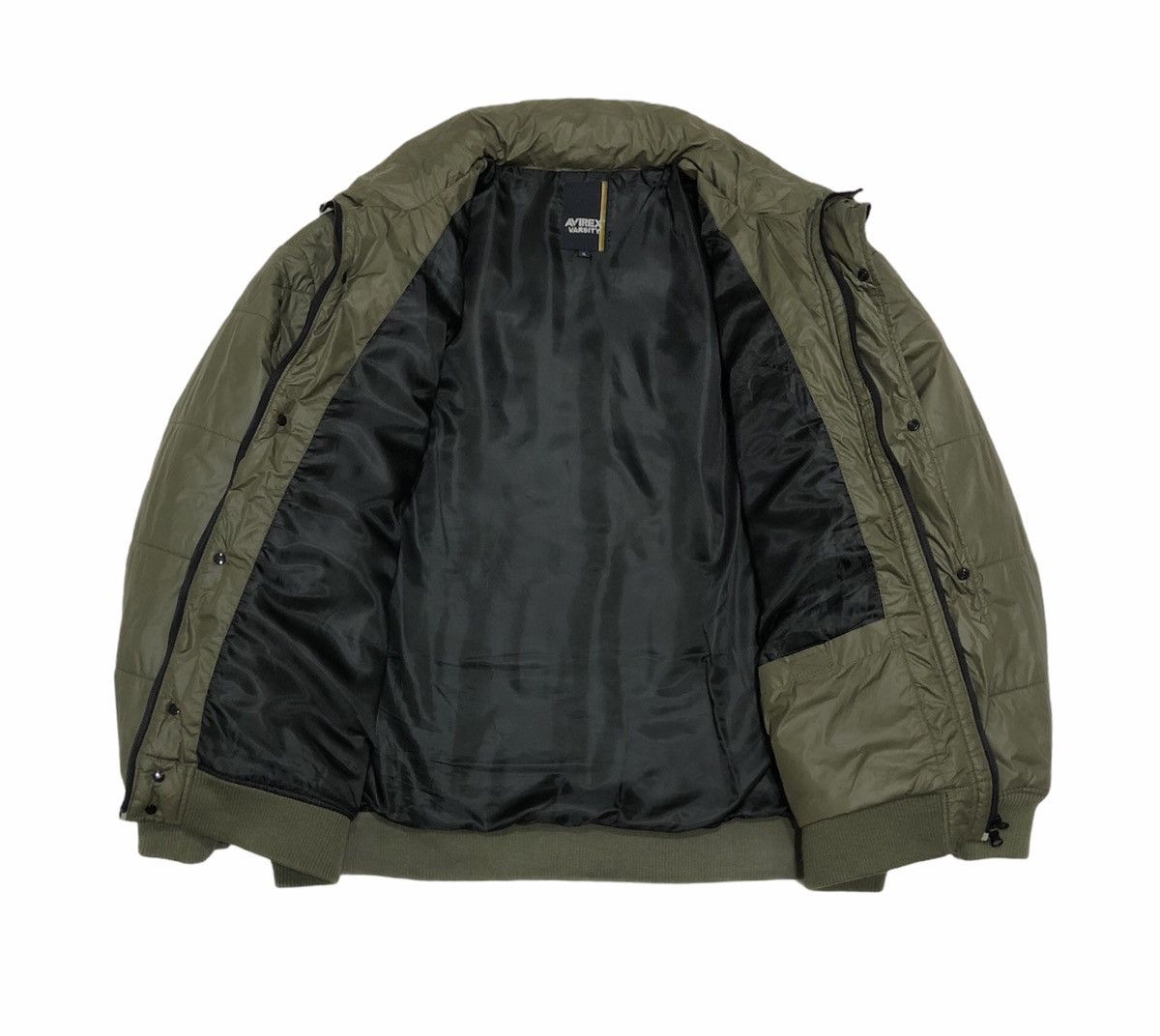 Avirex Avirex Varsity Hooded Puffer Jacket Size US XXL / EU 58 / 5 - 5 Thumbnail