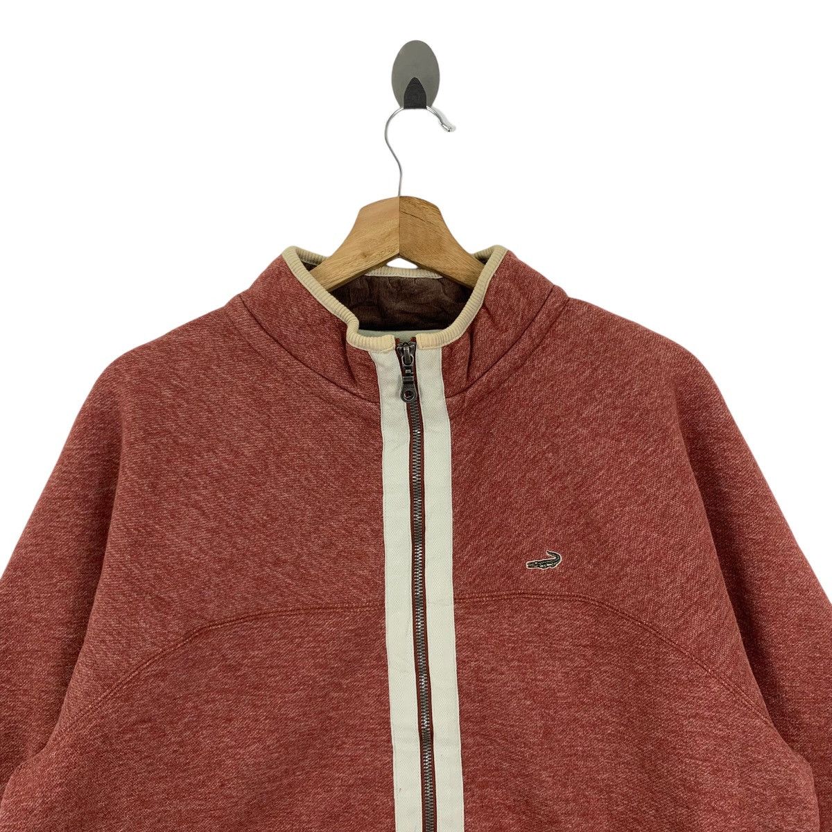 Designer × Lacoste × Vintage Vintage Crocodile Sportswear Zipper Sweater Size US L / EU 52-54 / 3 - 2 Thumbnail
