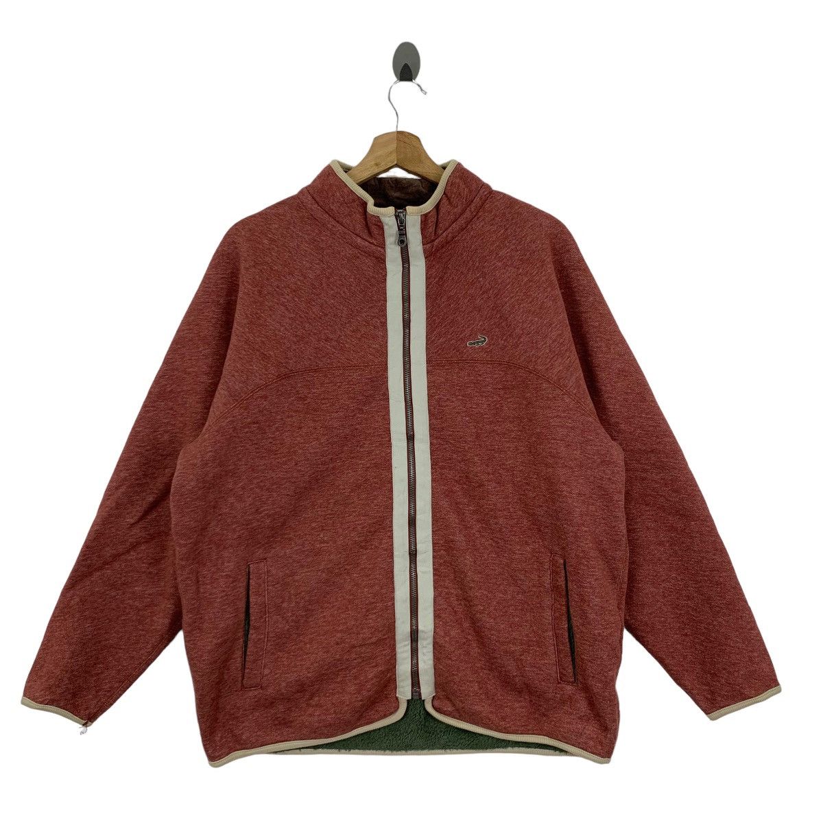 Vintage Crocodile Sportswear Zipper Sweater