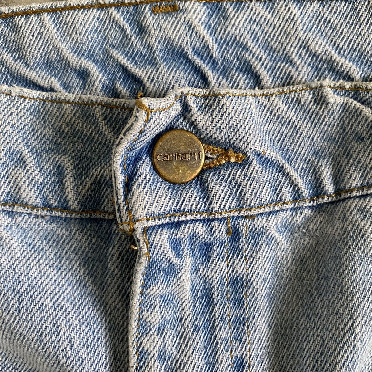 Carhartt × Vintage Vintage Carhartt Relaxed Fit Light Blue Denim Jeans Size US 35 - 9 Thumbnail