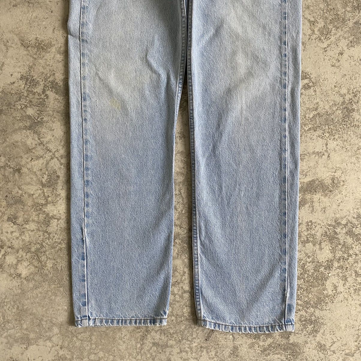Carhartt × Vintage Vintage Carhartt Relaxed Fit Light Blue Denim Jeans Size US 35 - 4 Thumbnail