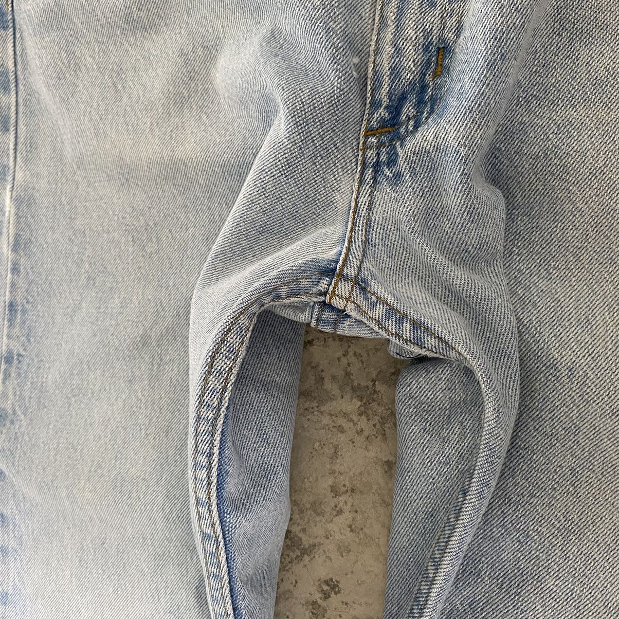 Carhartt × Vintage Vintage Carhartt Relaxed Fit Light Blue Denim Jeans Size US 35 - 11 Thumbnail