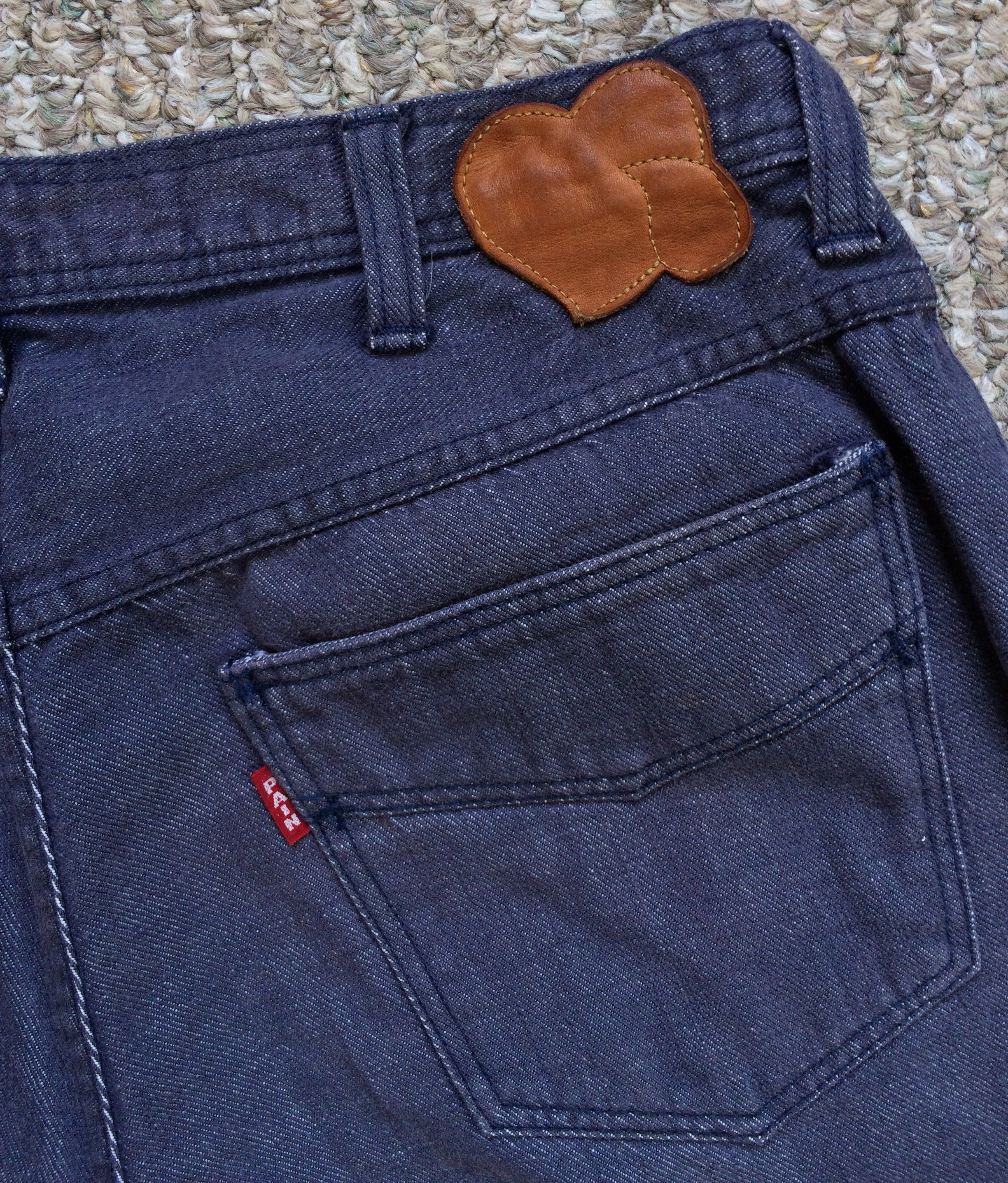Number (N)ine FW03 Psychadelic Beatles Lined Denim Size US 31 - 10 Thumbnail