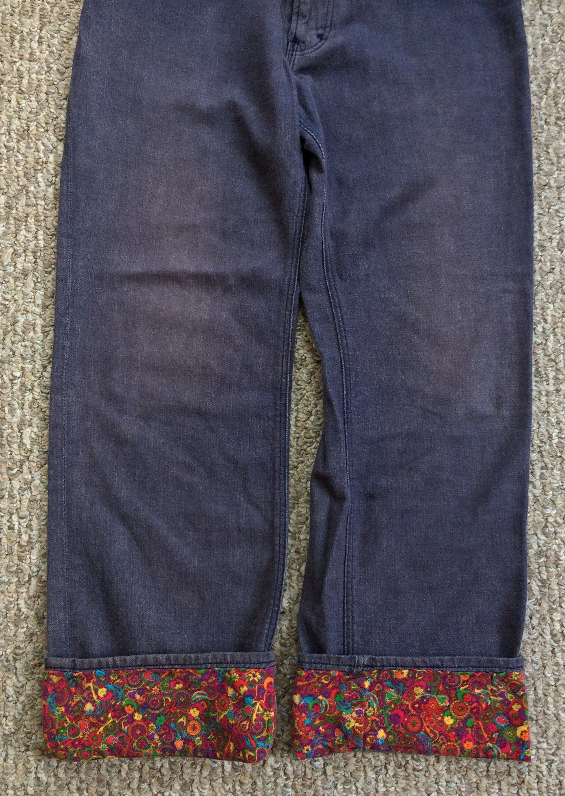 Number (N)ine FW03 Psychadelic Beatles Lined Denim Size US 31 - 3 Thumbnail