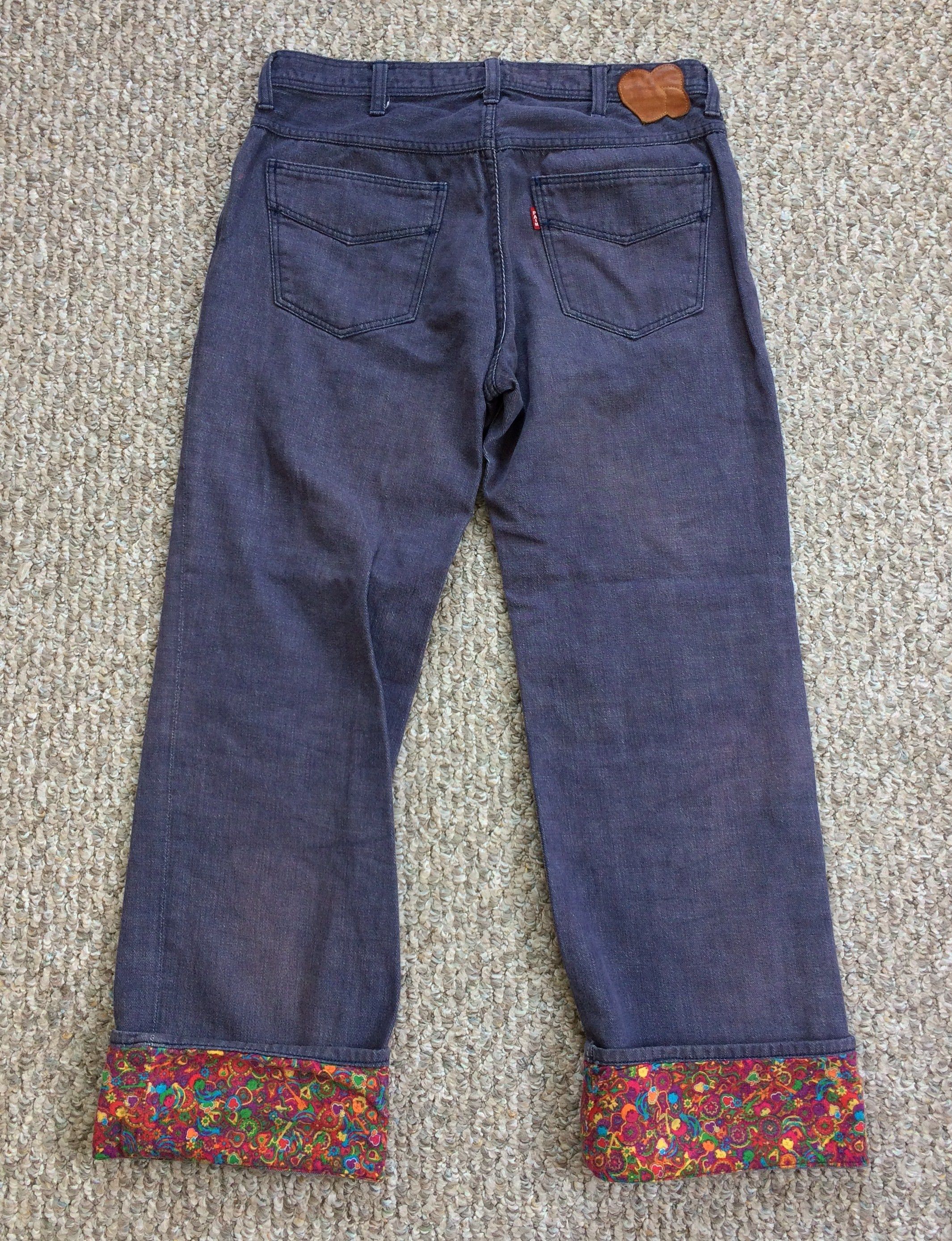 Number (N)ine FW03 Psychadelic Beatles Lined Denim Size US 31 - 8 Thumbnail