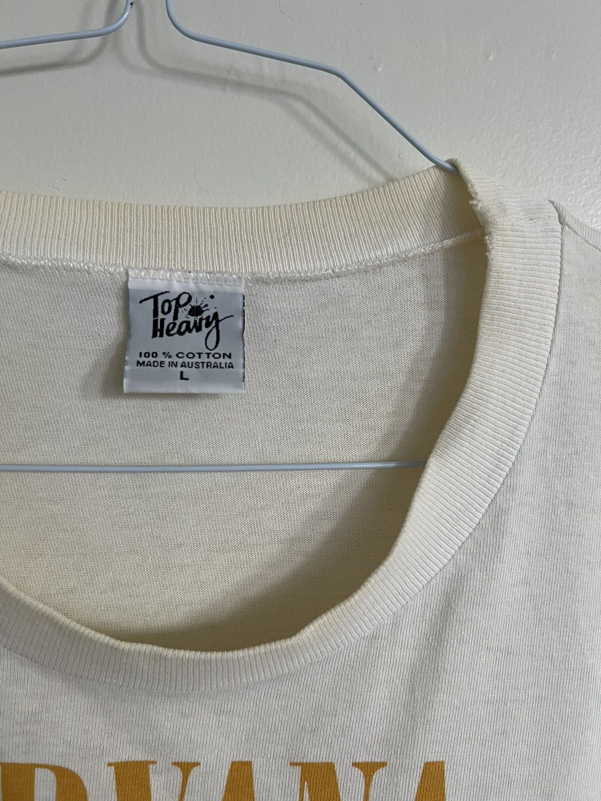 Vintage Vintage Nirvana In Utero single-stitched t-shirt, L, AU Size US L / EU 52-54 / 3 - 11 Thumbnail