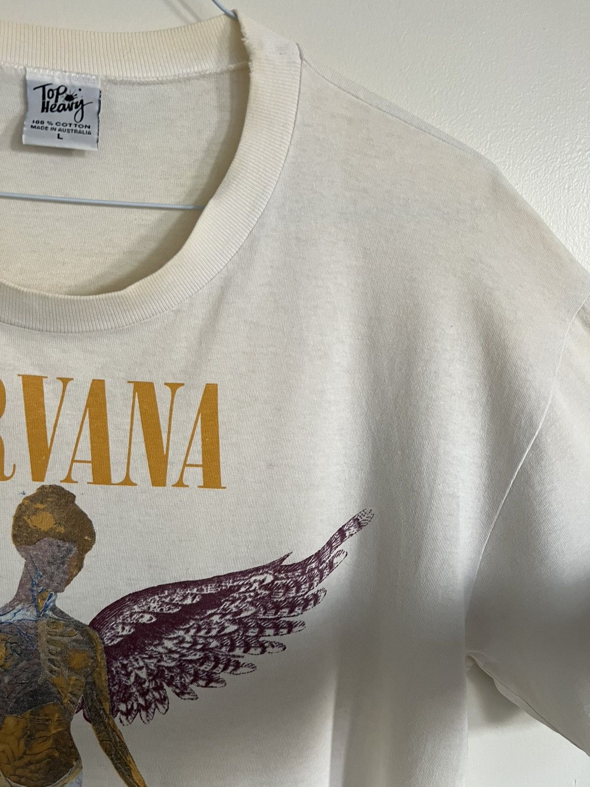 Vintage Vintage Nirvana In Utero single-stitched t-shirt, L, AU Size US L / EU 52-54 / 3 - 8 Thumbnail