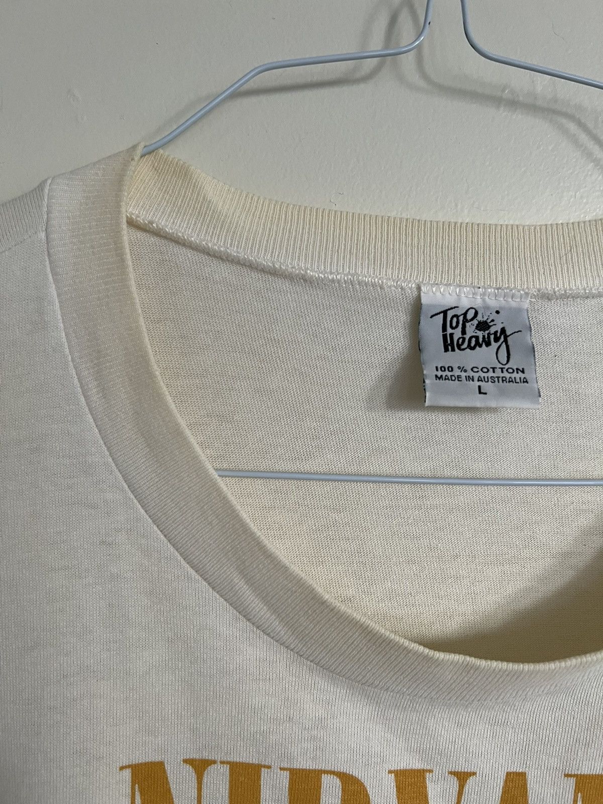 Vintage Vintage Nirvana In Utero single-stitched t-shirt, L, AU Size US L / EU 52-54 / 3 - 10 Thumbnail