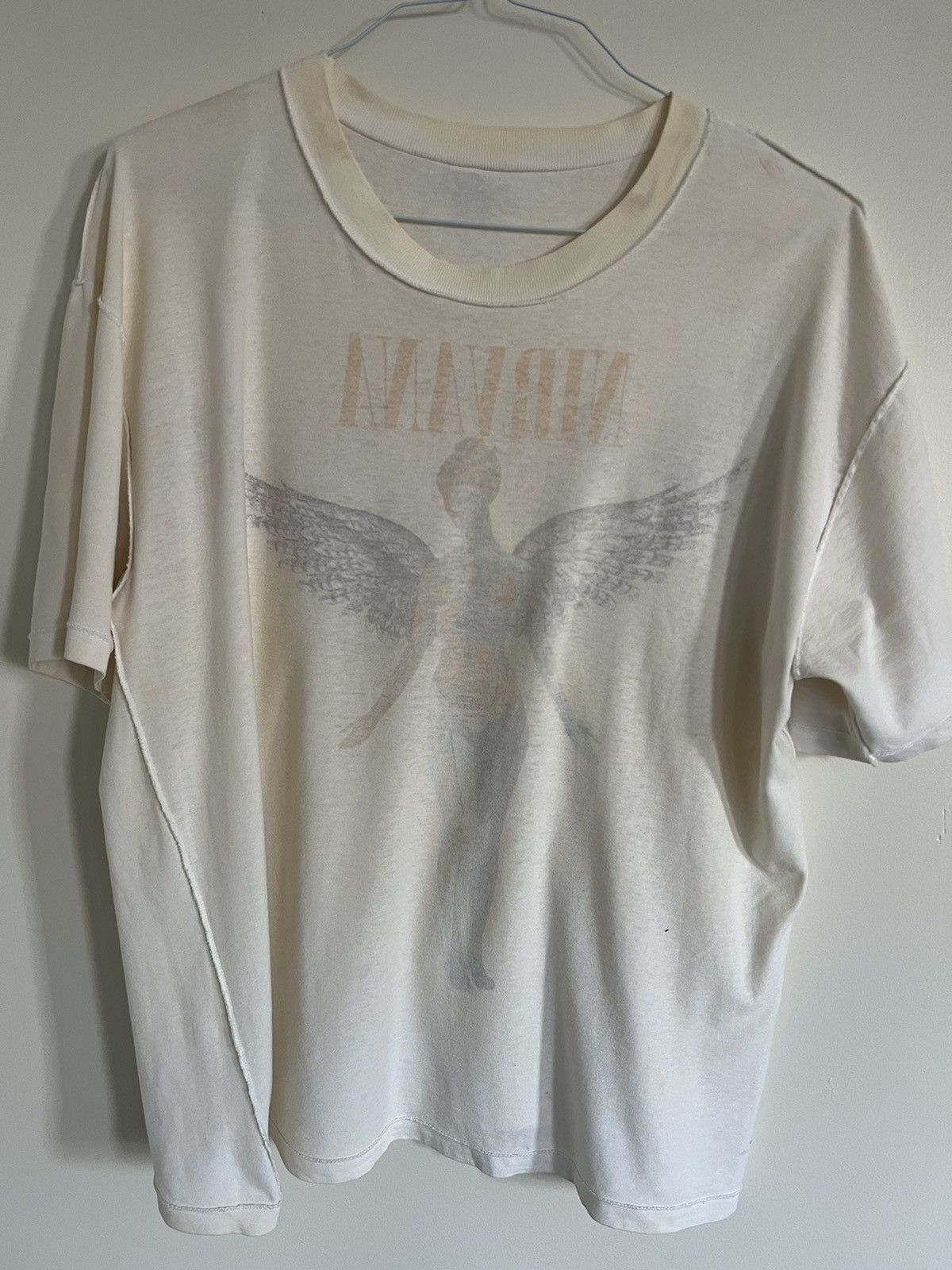 Vintage Vintage Nirvana In Utero single-stitched t-shirt, L, AU Size US L / EU 52-54 / 3 - 17 Thumbnail