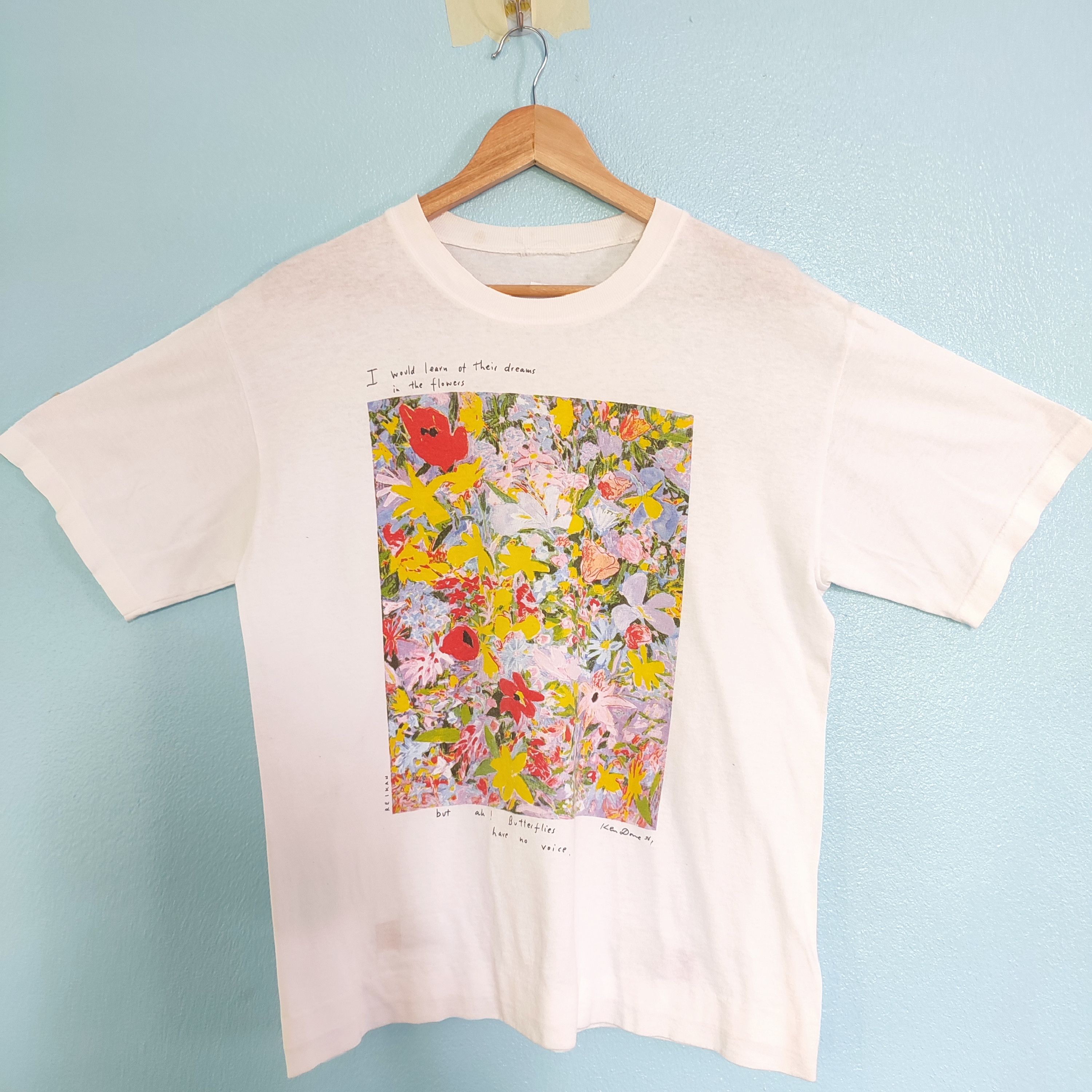 Vintage Picasso Art Italian Flowers Art Design Vintage Tshirt Size US M / EU 48-50 / 2 - 1 Thumbnail