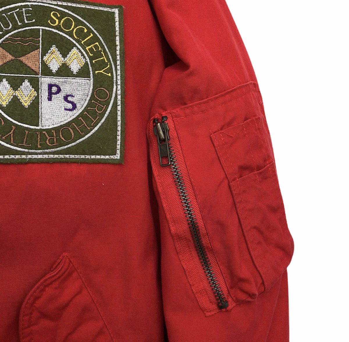 Vintage Vintage MA-1 Bombers Jacket USAF Parachute Style Size US M / EU 48-50 / 2 - 8 Thumbnail