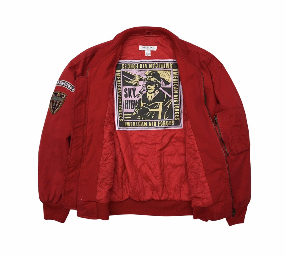 Vintage Vintage MA-1 Bombers Jacket USAF Parachute Style Size US M / EU 48-50 / 2 - 6 Thumbnail