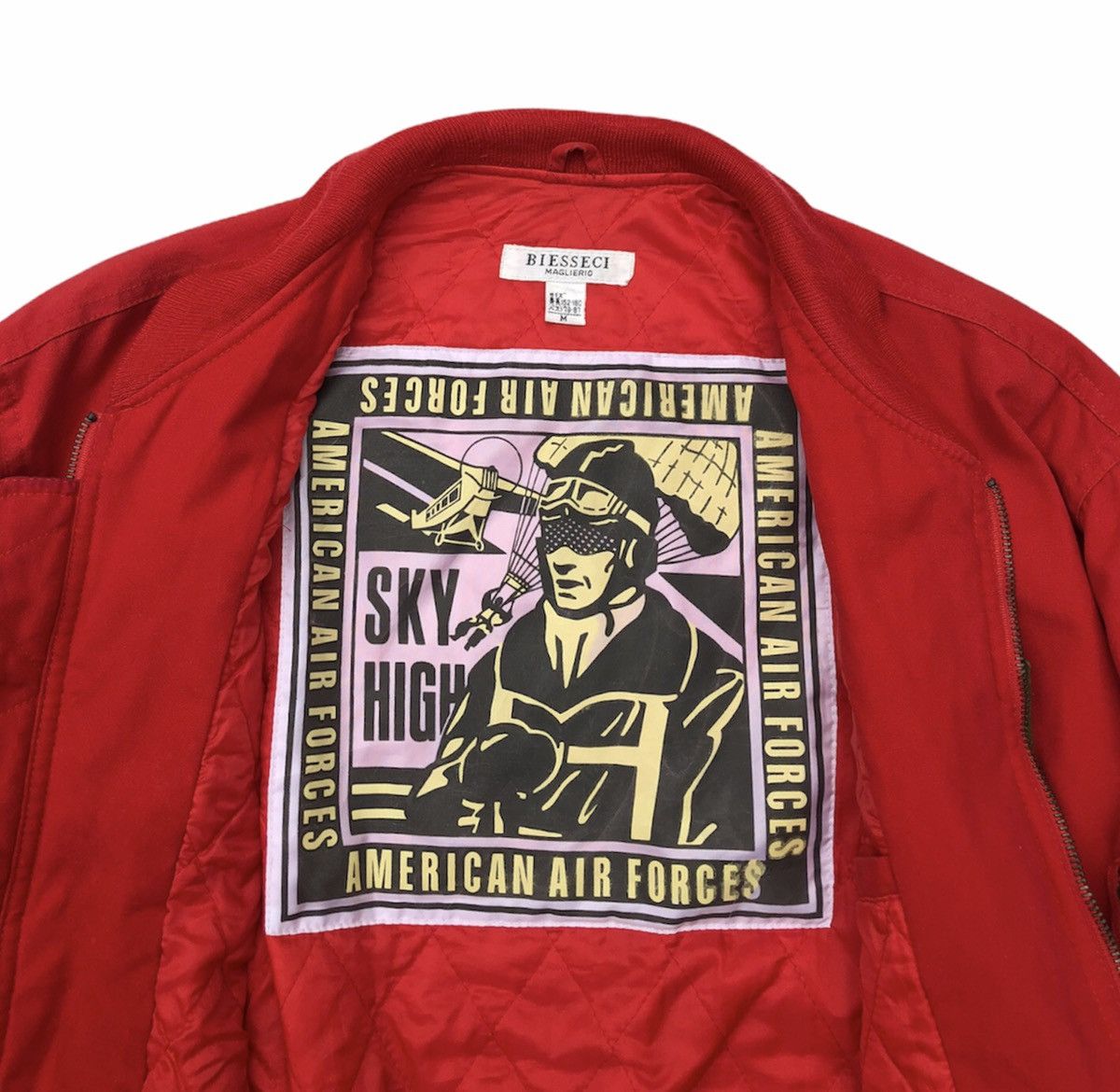 Vintage Vintage MA-1 Bombers Jacket USAF Parachute Style Size US M / EU 48-50 / 2 - 7 Thumbnail