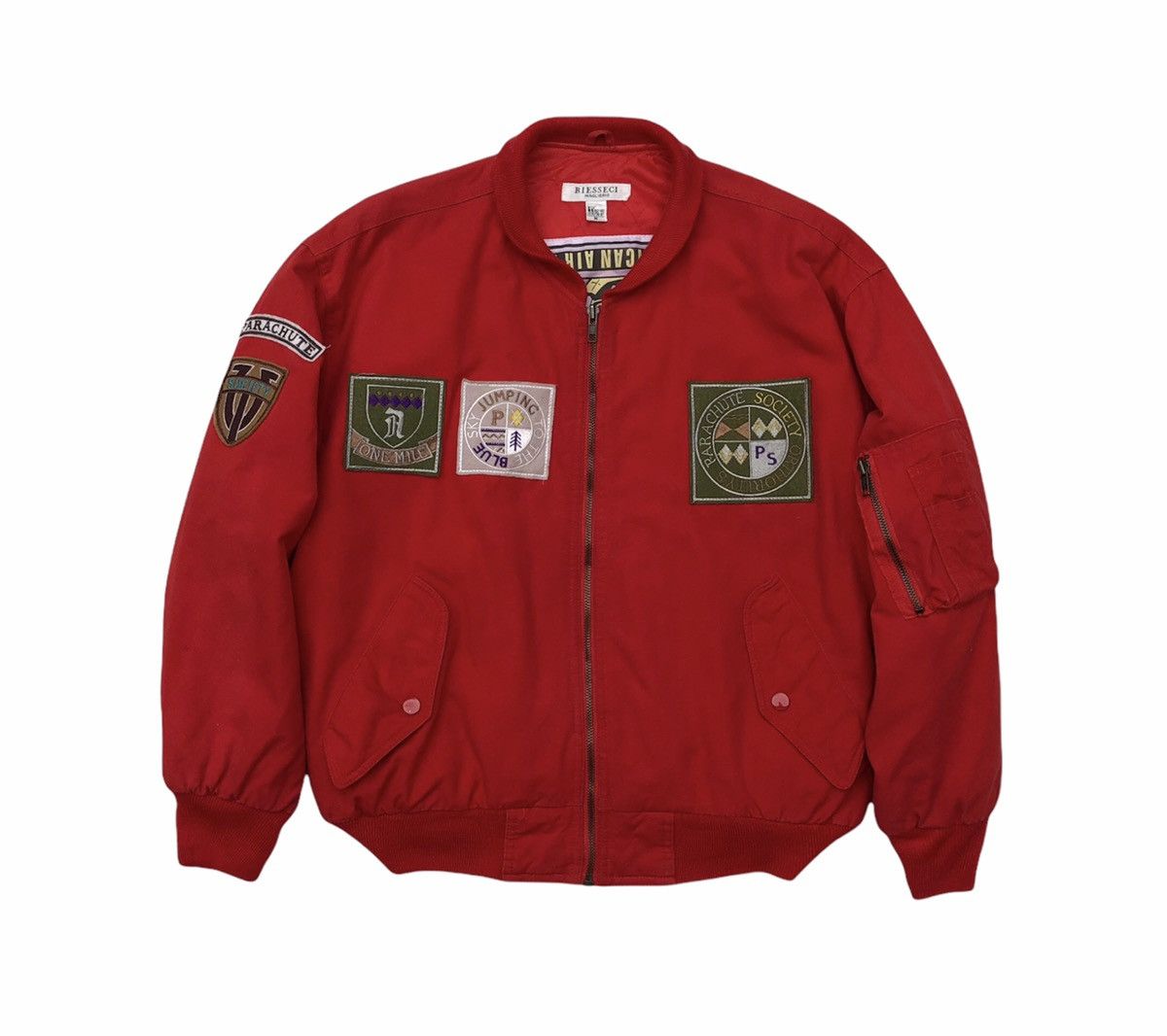 Vintage Vintage MA-1 Bombers Jacket USAF Parachute Style Size US M / EU 48-50 / 2 - 5 Thumbnail