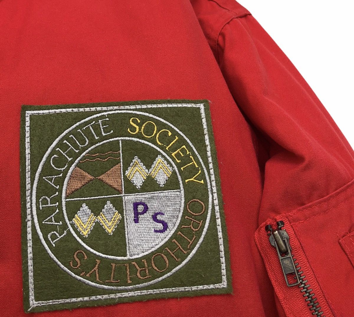 Vintage Vintage MA-1 Bombers Jacket USAF Parachute Style Size US M / EU 48-50 / 2 - 9 Thumbnail