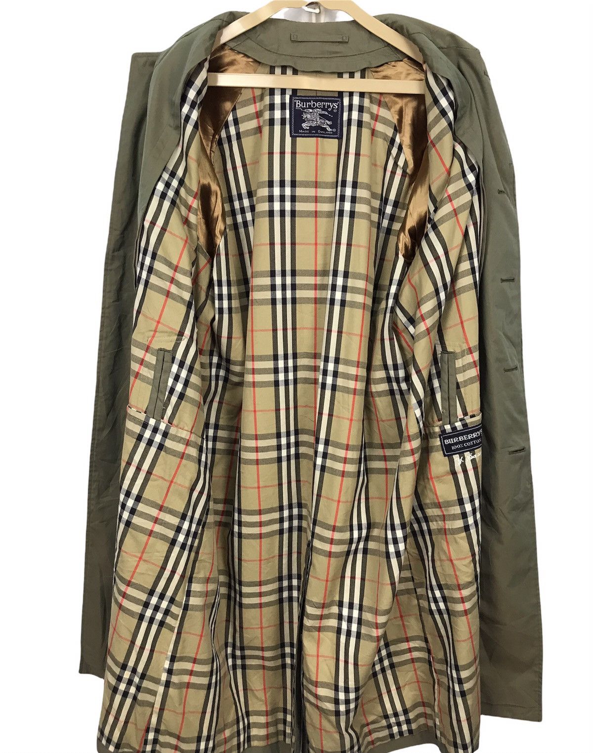 Burberry × Vintage 🔥BEST OFFER🔥Vintage Burberry long jacket made in England Size US M / EU 48-50 / 2 - 3 Thumbnail