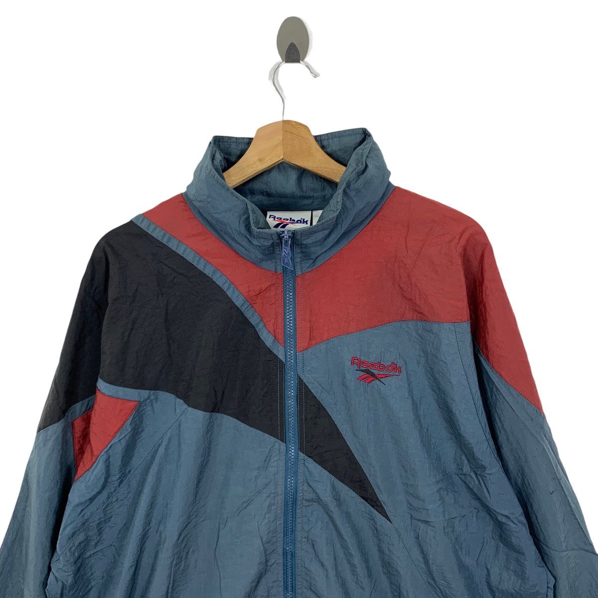 Reebok × Vintage Vintage Reebok Sportswear Light Zipper Jacket Size US M / EU 48-50 / 2 - 2 Thumbnail