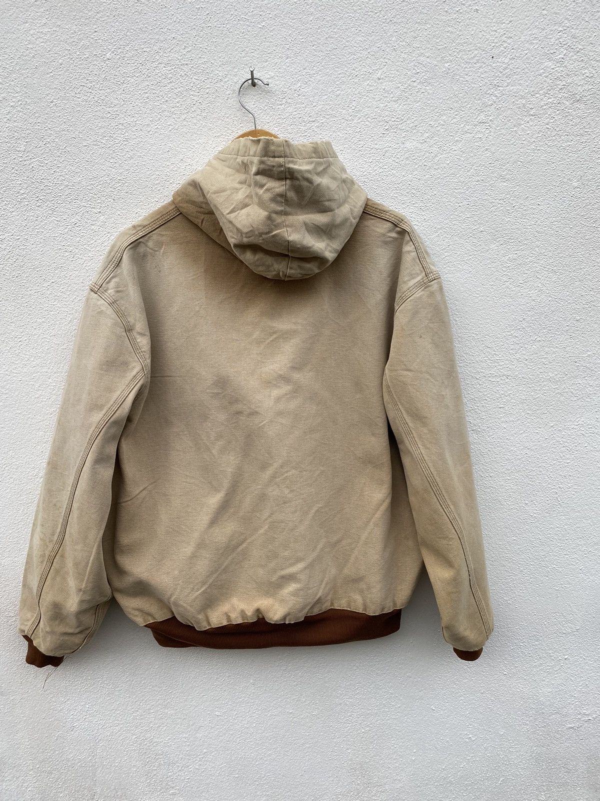Carhartt × Vintage Vintage Carhartt Detroit hoodie canvas faded jacket Size US XXL / EU 58 / 5 - 2 Thumbnail