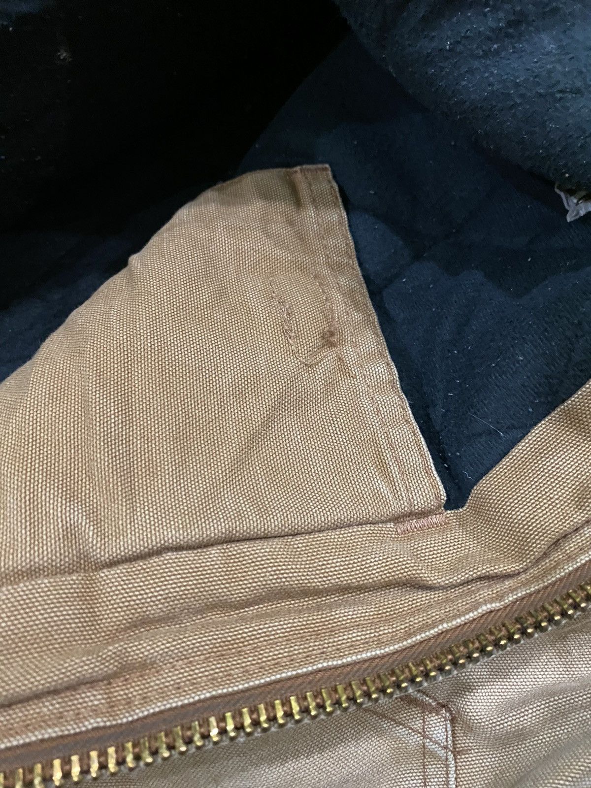 Carhartt × Vintage Vintage Carhartt Detroit hoodie canvas faded jacket Size US XXL / EU 58 / 5 - 14 Thumbnail