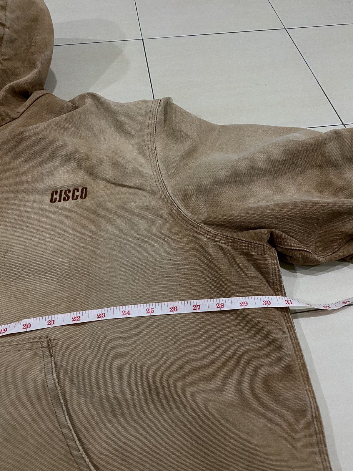 Carhartt × Vintage Vintage Carhartt Detroit hoodie canvas faded jacket Size US XXL / EU 58 / 5 - 16 Thumbnail