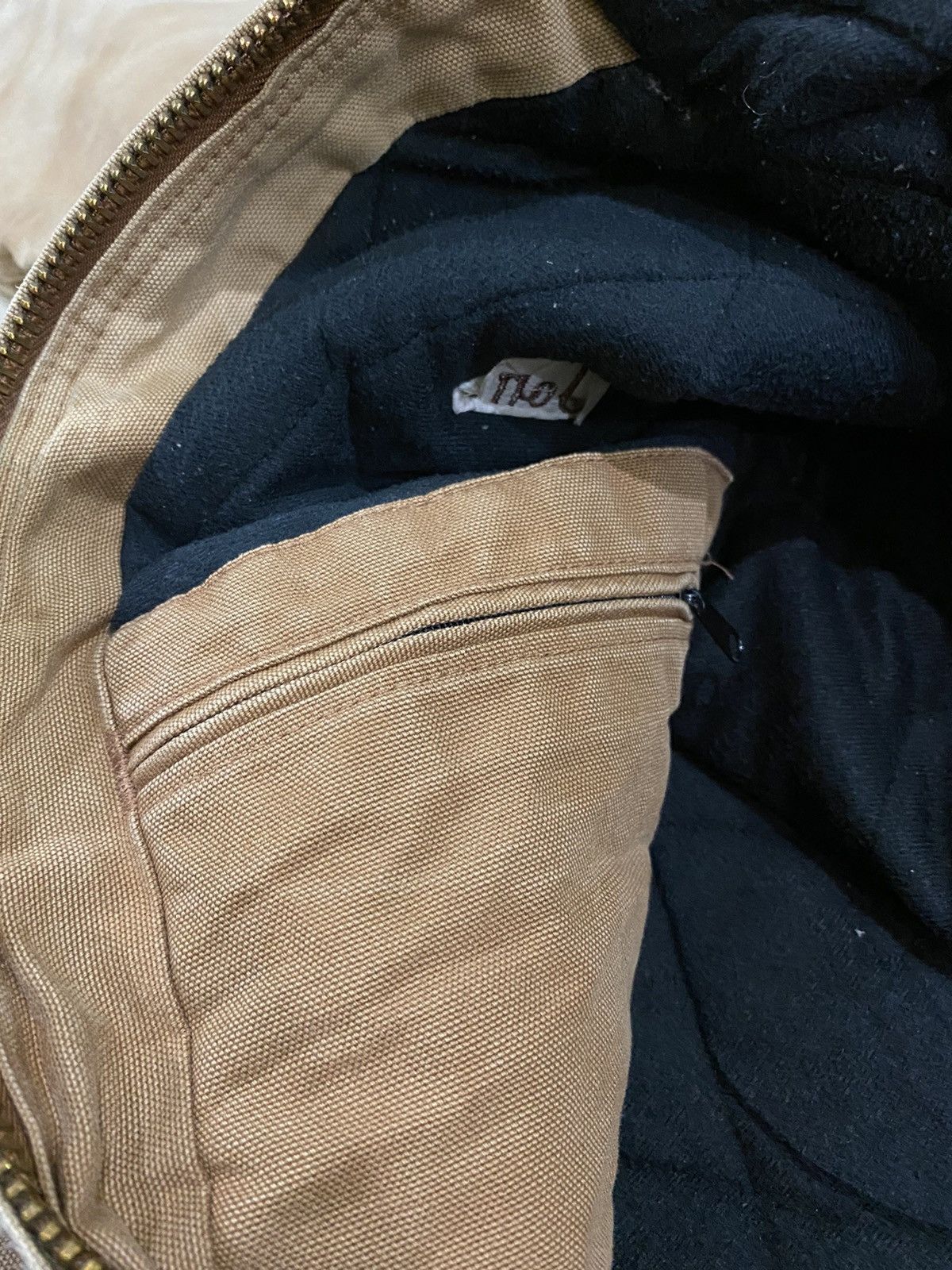 Carhartt × Vintage Vintage Carhartt Detroit hoodie canvas faded jacket Size US XXL / EU 58 / 5 - 13 Thumbnail