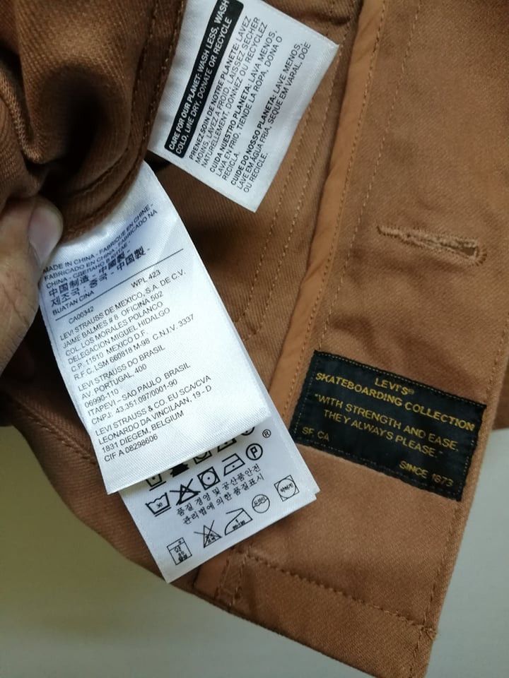 Levi's LEVI'S SKATEBOARDING COLLECTION Trucker Jacket (code 16) Size US M / EU 48-50 / 2 - 4 Thumbnail