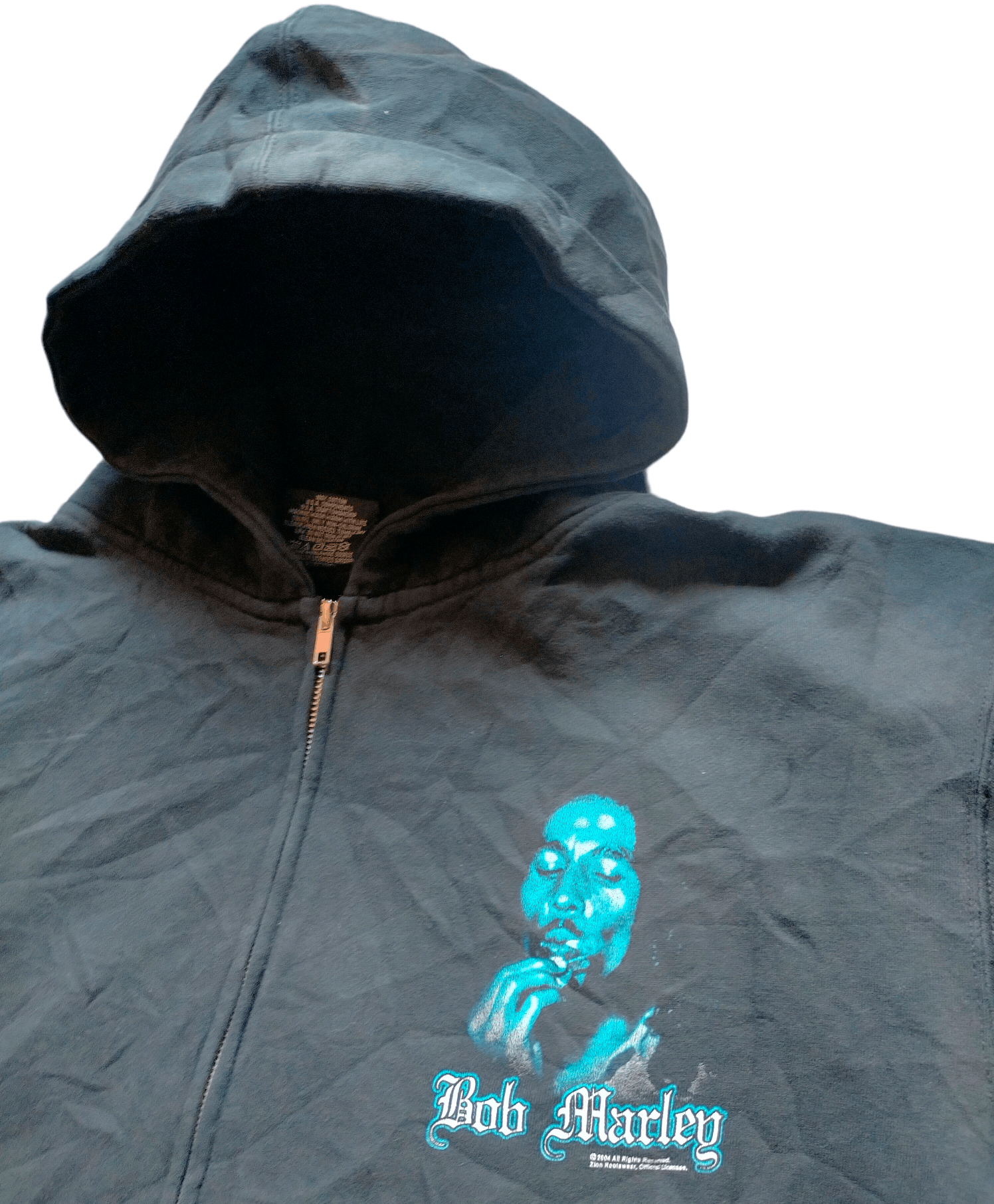Vintage 2004 Bob Marley Hoodie Sweatshirt