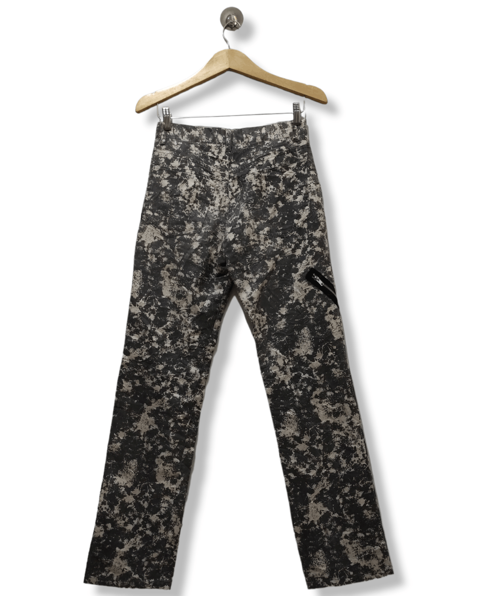 14th Addiction × Japanese Brand × Tornado Mart Burnings Sho Sho Camo Zip Bondage Tapestry Pants Size US 30 / EU 46 - 2 Thumbnail