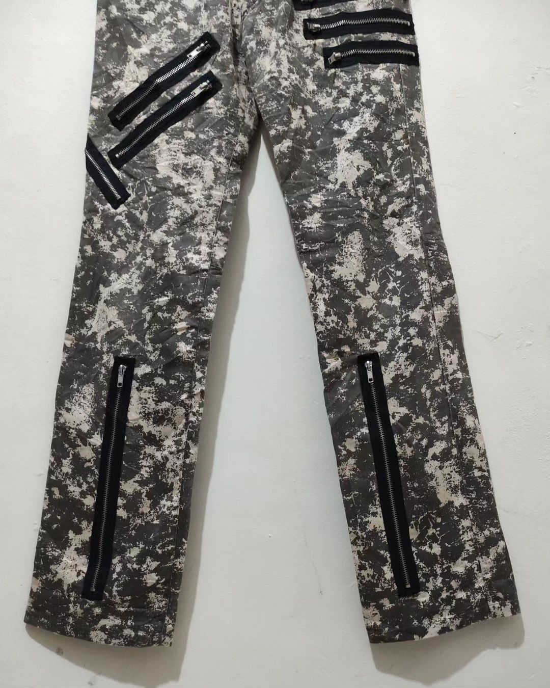 14th Addiction × Japanese Brand × Tornado Mart Burnings Sho Sho Camo Zip Bondage Tapestry Pants Size US 30 / EU 46 - 8 Thumbnail