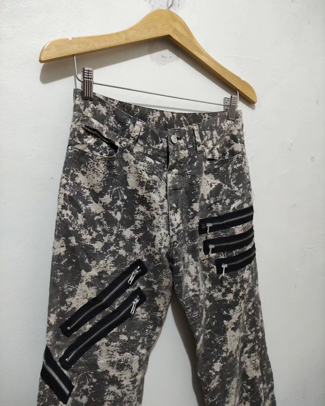 14th Addiction × Japanese Brand × Tornado Mart Burnings Sho Sho Camo Zip Bondage Tapestry Pants Size US 30 / EU 46 - 7 Thumbnail