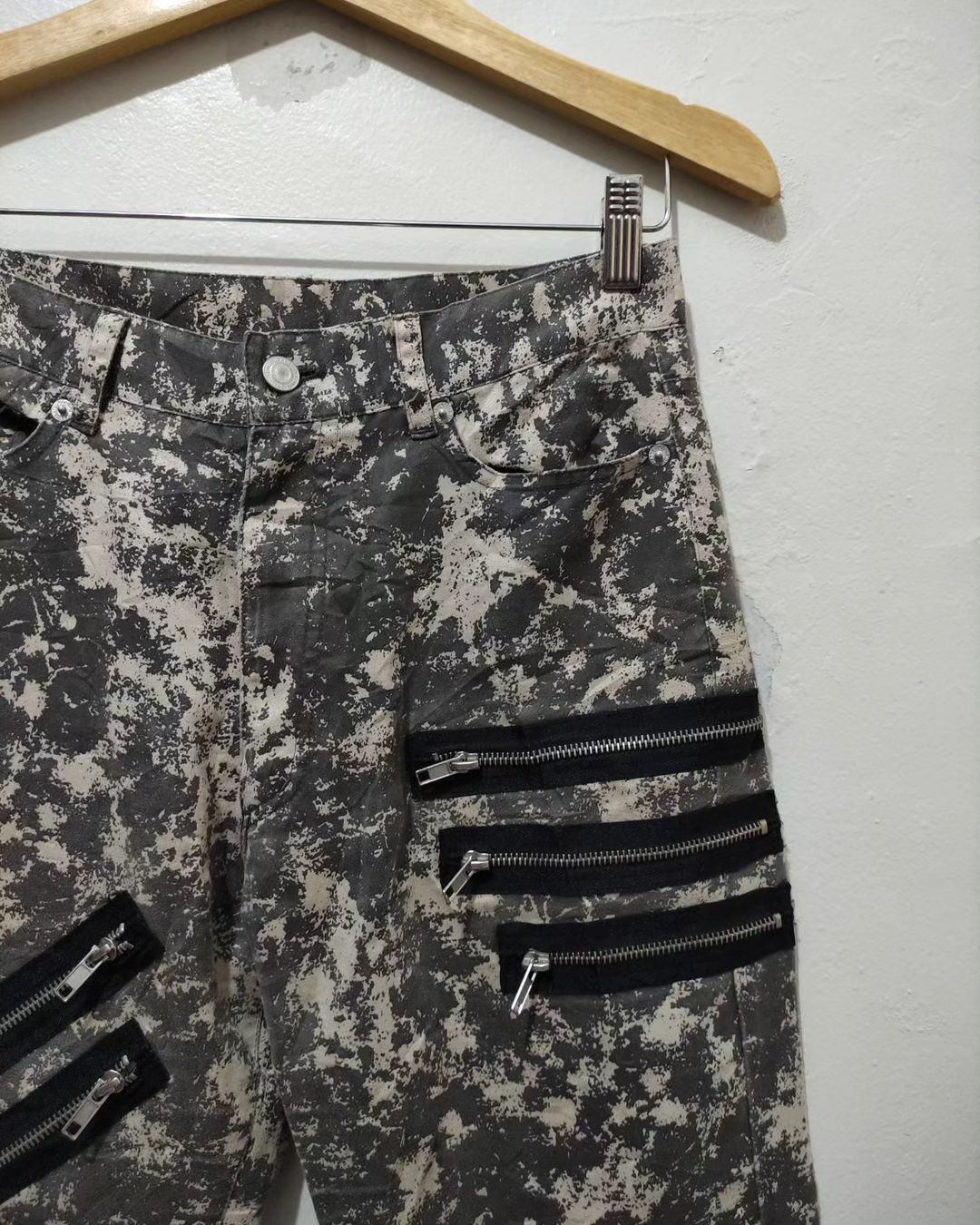 14th Addiction × Japanese Brand × Tornado Mart Burnings Sho Sho Camo Zip Bondage Tapestry Pants Size US 30 / EU 46 - 9 Thumbnail