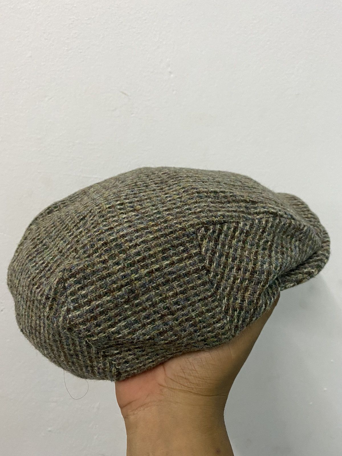 Harris Tweed 80’s Fieldfare X Harris Tweet Made In UK Flat Hat Size ONE SIZE - 4 Thumbnail