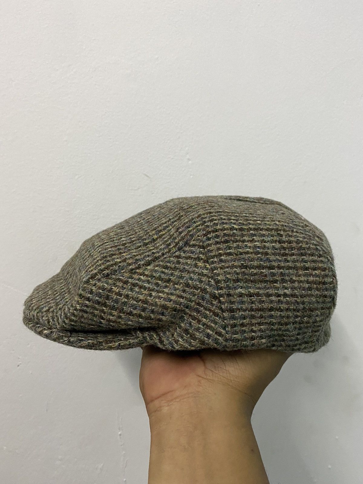 Harris Tweed 80’s Fieldfare X Harris Tweet Made In UK Flat Hat Size ONE SIZE - 2 Thumbnail