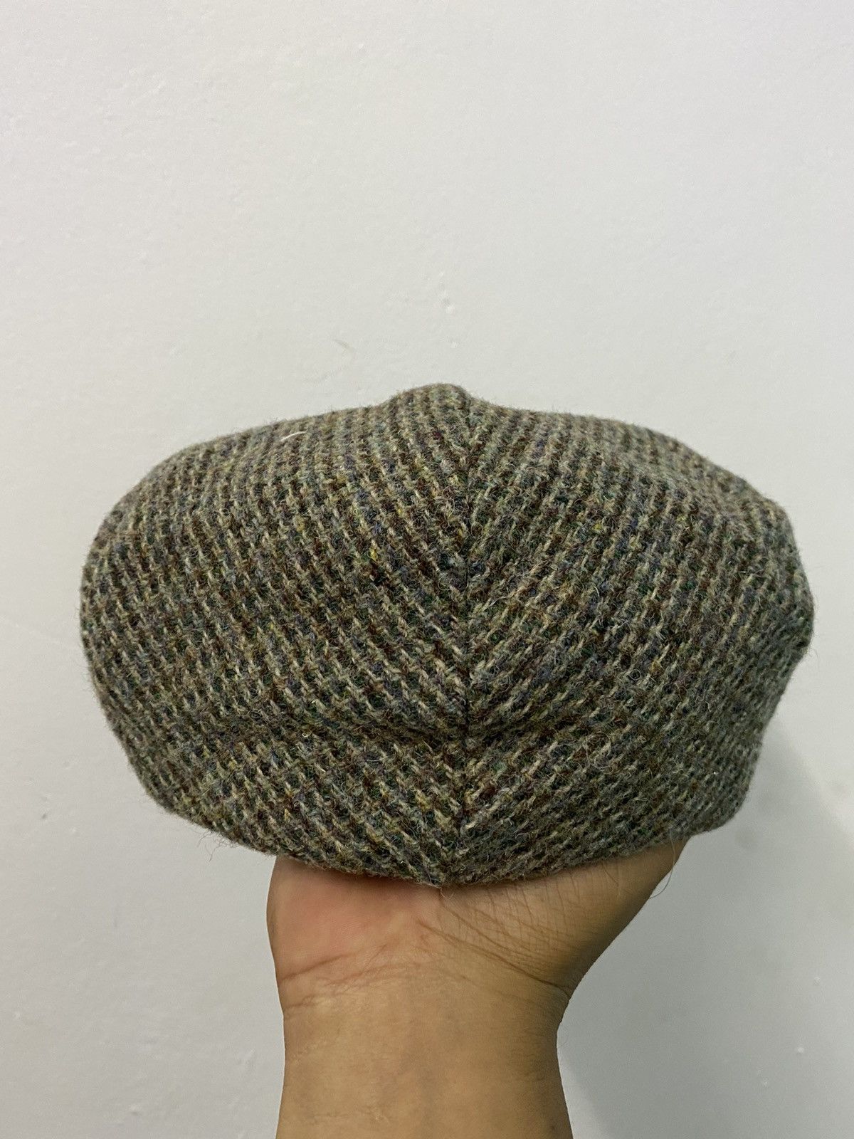 Harris Tweed 80’s Fieldfare X Harris Tweet Made In UK Flat Hat Size ONE SIZE - 3 Thumbnail