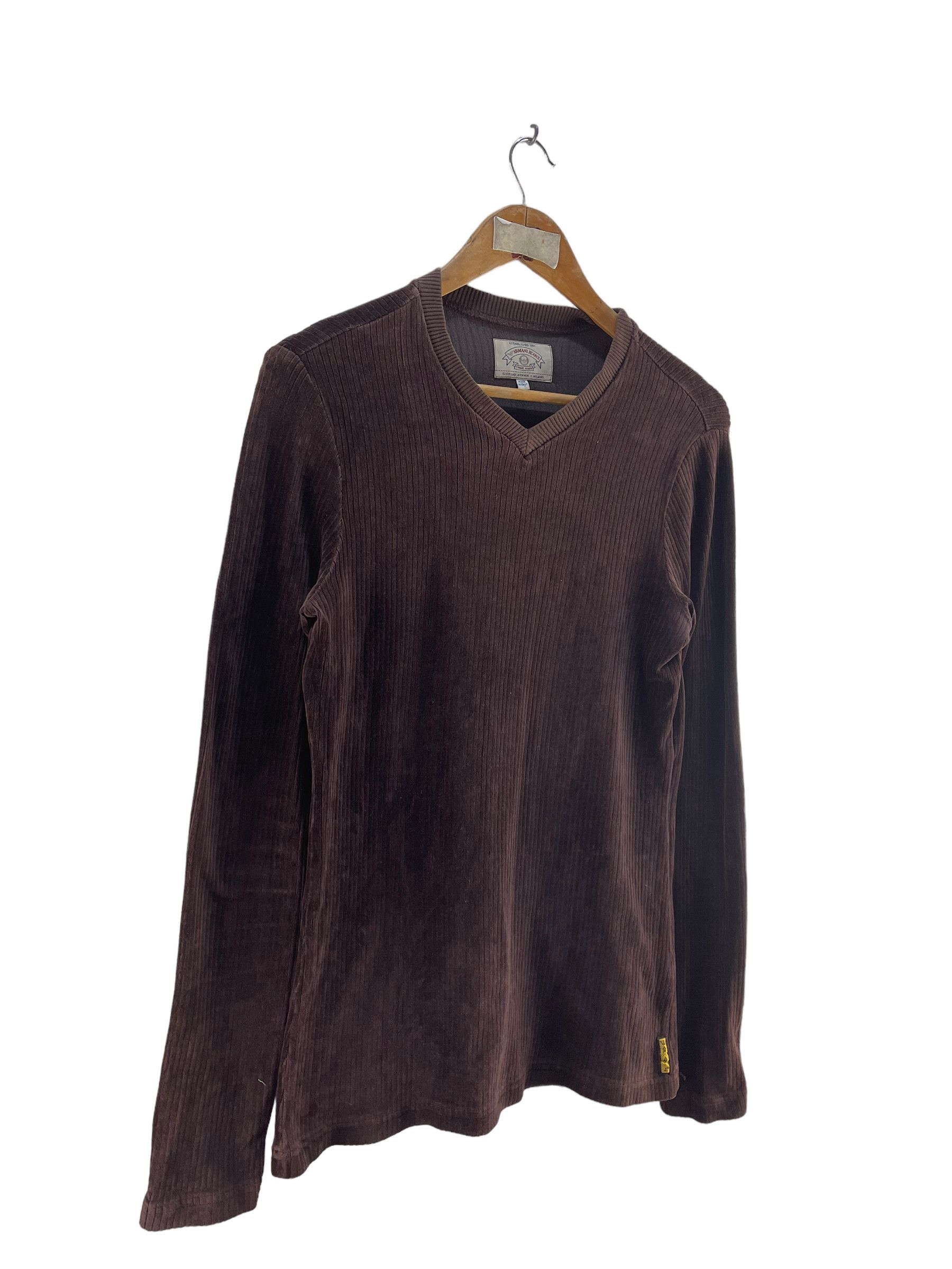 Giorgio Armani Giorgio Armani Velvet Sweatshirt Size US S / EU 44-46 / 1 - 3 Thumbnail
