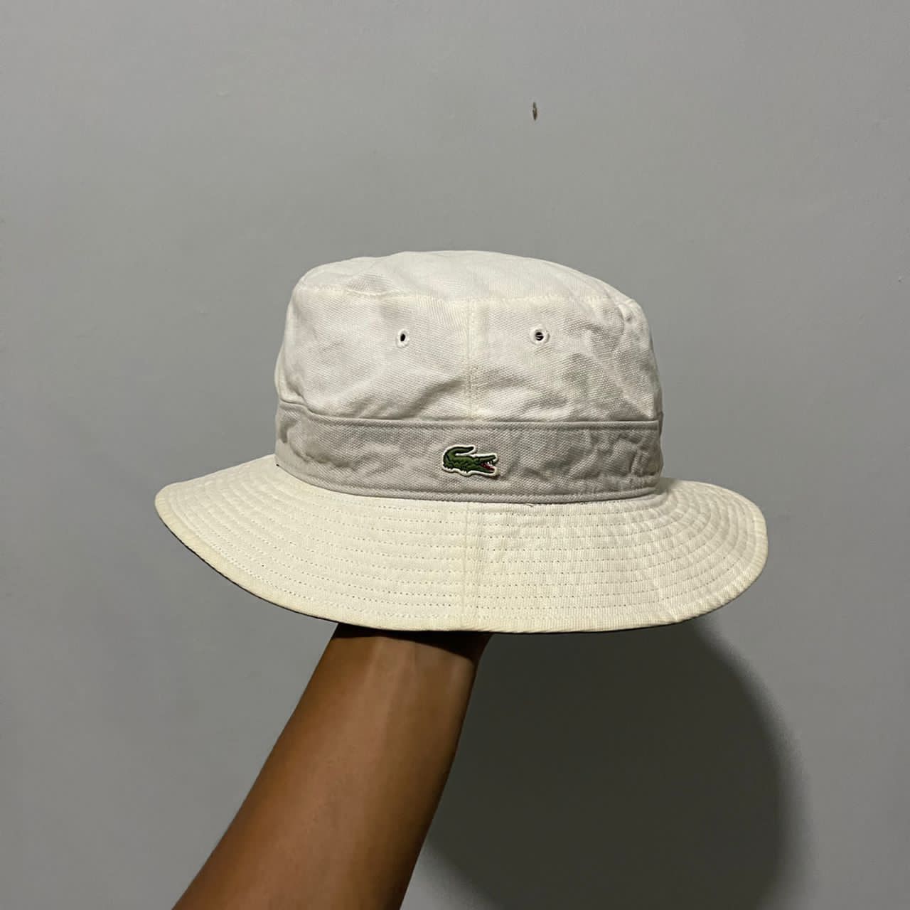 Lacoste × Vintage VTG Lacoste Reversible Bucket Hat Size ONE SIZE - 4 Thumbnail