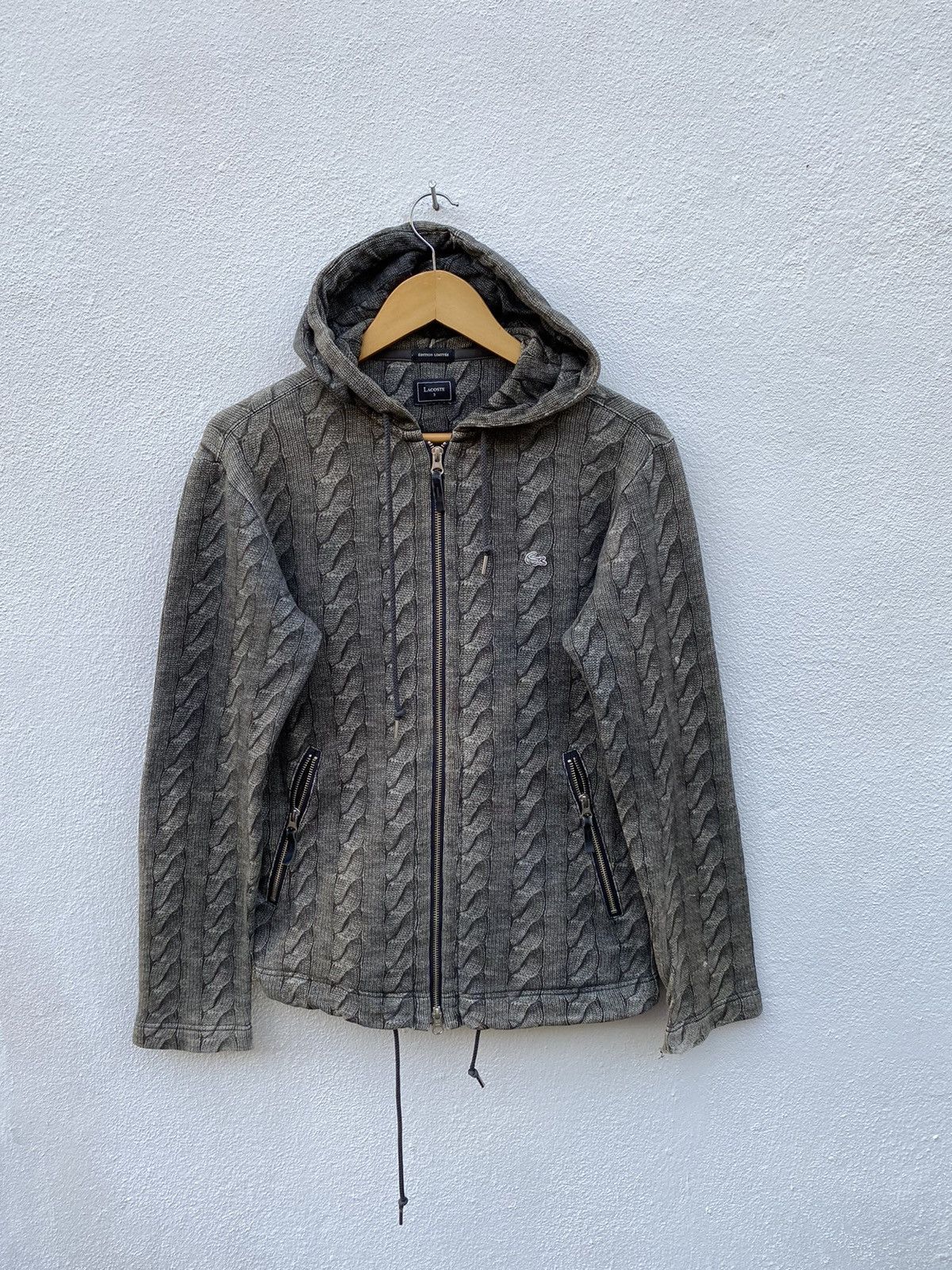 Limited edition Lacoste snakeskin hoodie jacket