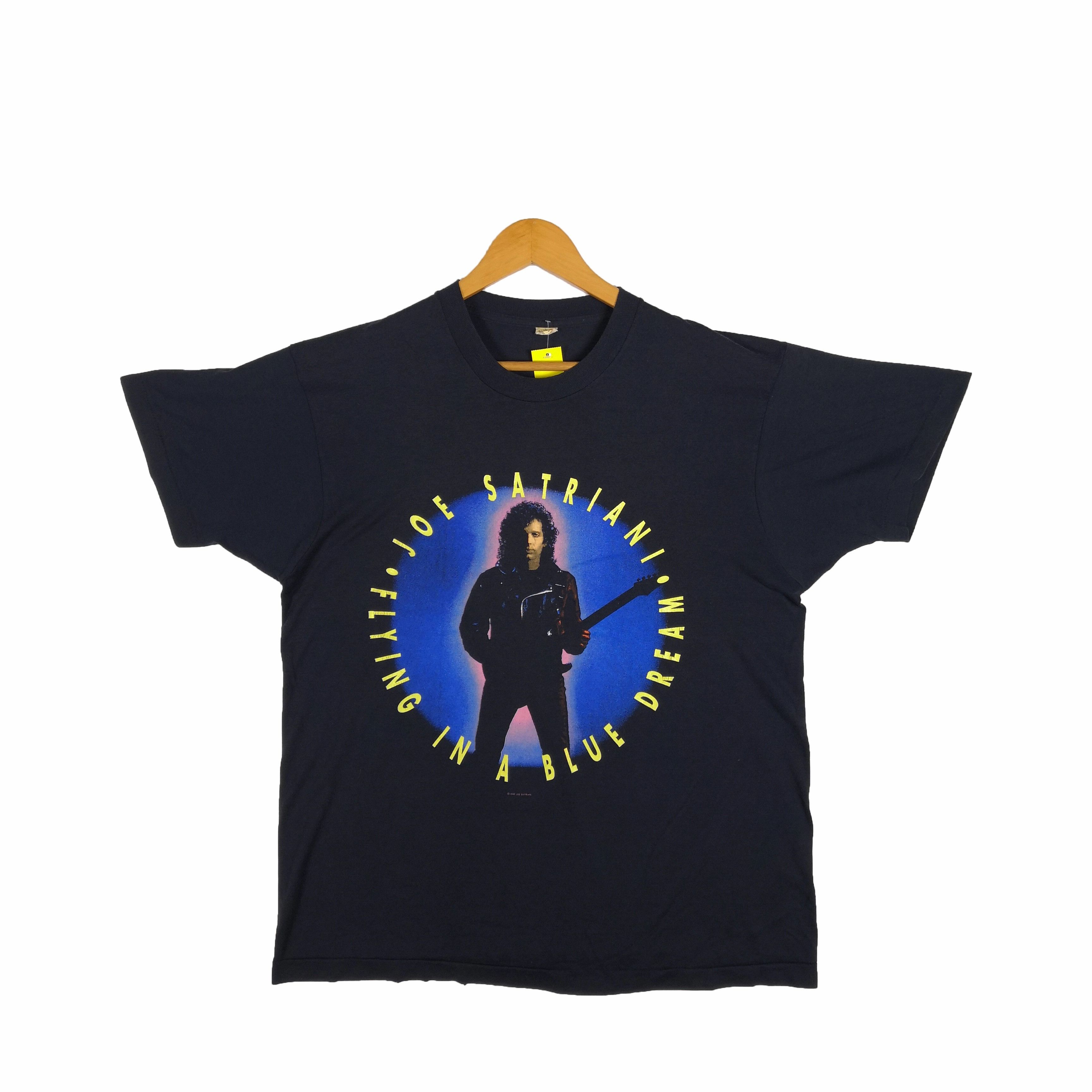 Band Tees Vintage Joe Satriani T-Shirt 1990 Tour Tee Band 56789 Size US L / EU 52-54 / 3 - 1 Thumbnail
