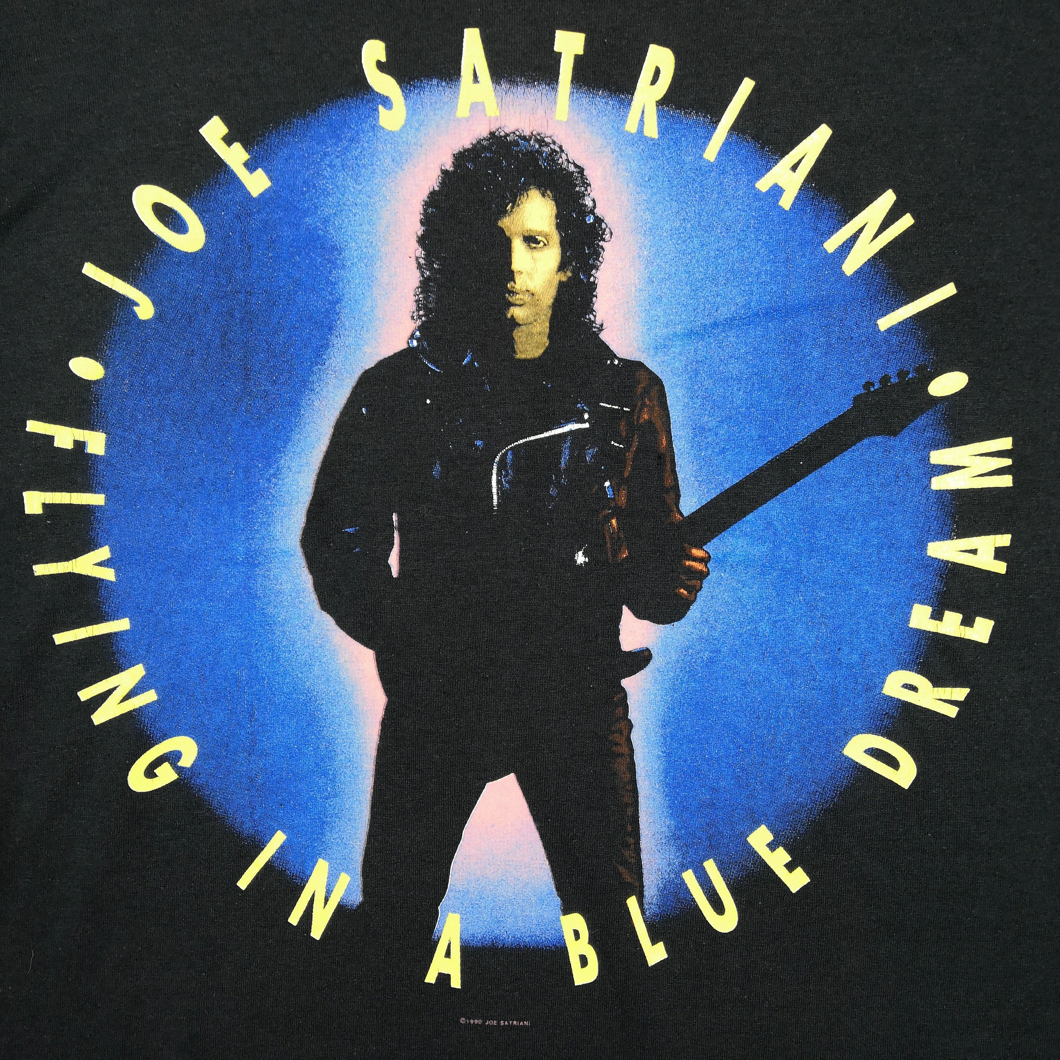 Band Tees Vintage Joe Satriani T-Shirt 1990 Tour Tee Band 56789 Size US L / EU 52-54 / 3 - 4 Thumbnail