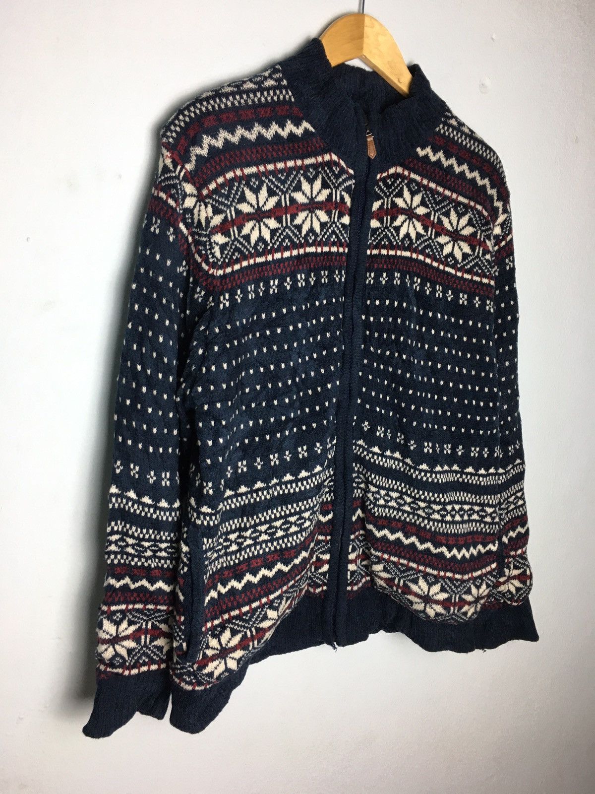 Japanese Brand Japanese Brand Villand Knitted Jacket NIce Design Size US M / EU 48-50 / 2 - 4 Thumbnail