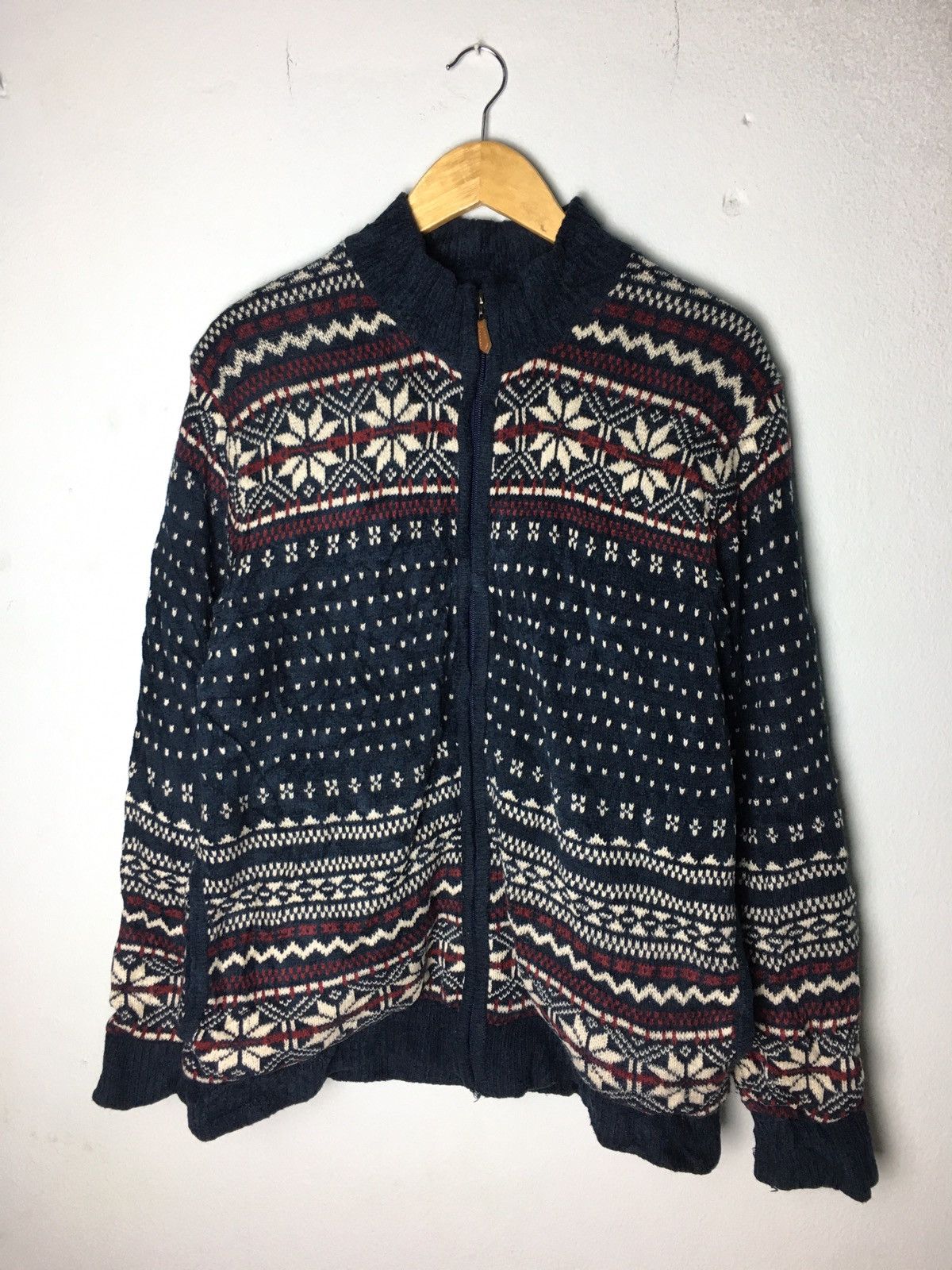 Japanese Brand Japanese Brand Villand Knitted Jacket NIce Design Size US M / EU 48-50 / 2 - 2 Thumbnail