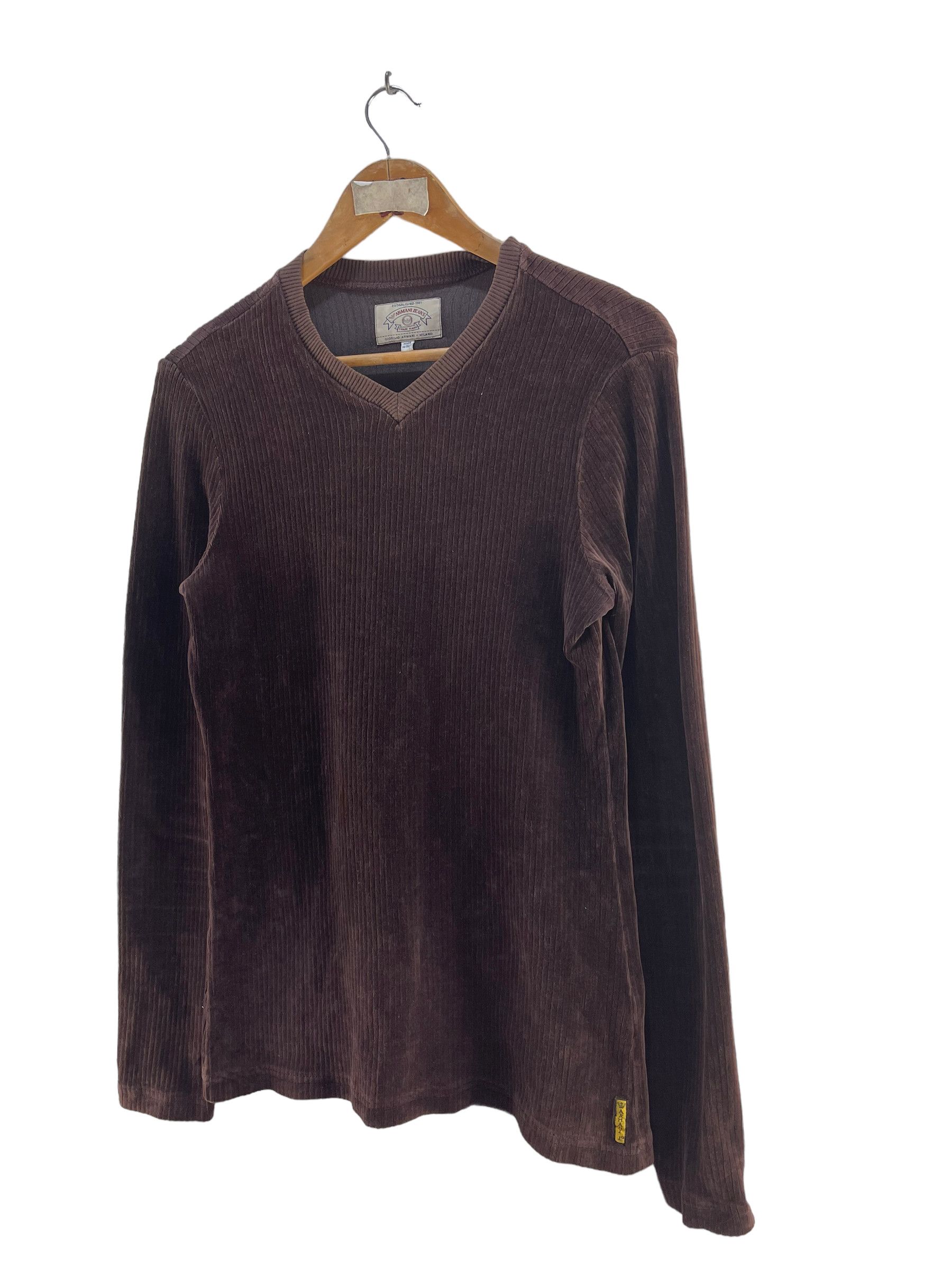 Giorgio Armani Giorgio Armani Velvet Sweatshirt Size S / US 4 / IT 40 - 4 Thumbnail