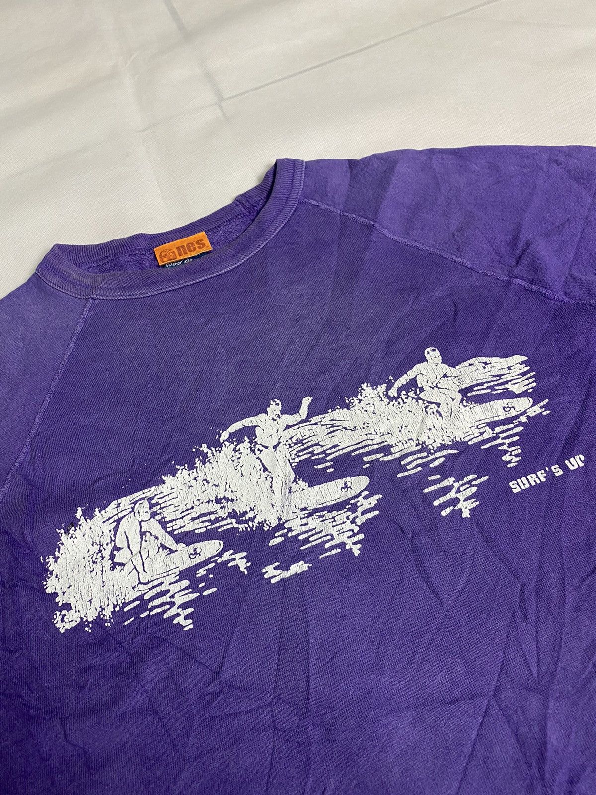 Vintage Vintage Surf Distressed Sweatshirt Size US M / EU 48-50 / 2 - 3 Thumbnail
