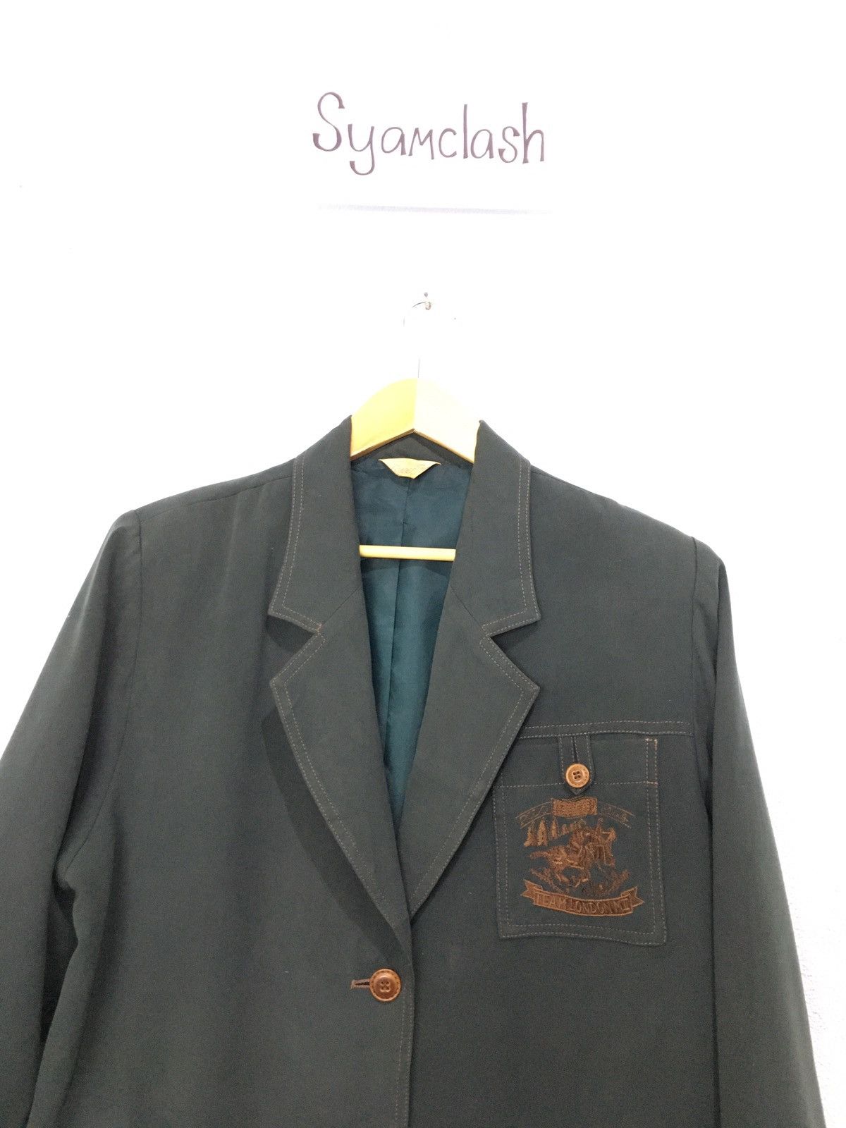 Beverly Hills Polo Club × Polo Ralph Lauren × Vintage Vintage Polo Club Embroidered Logo Team London Size US L / EU 52-54 / 3 - 11 Thumbnail