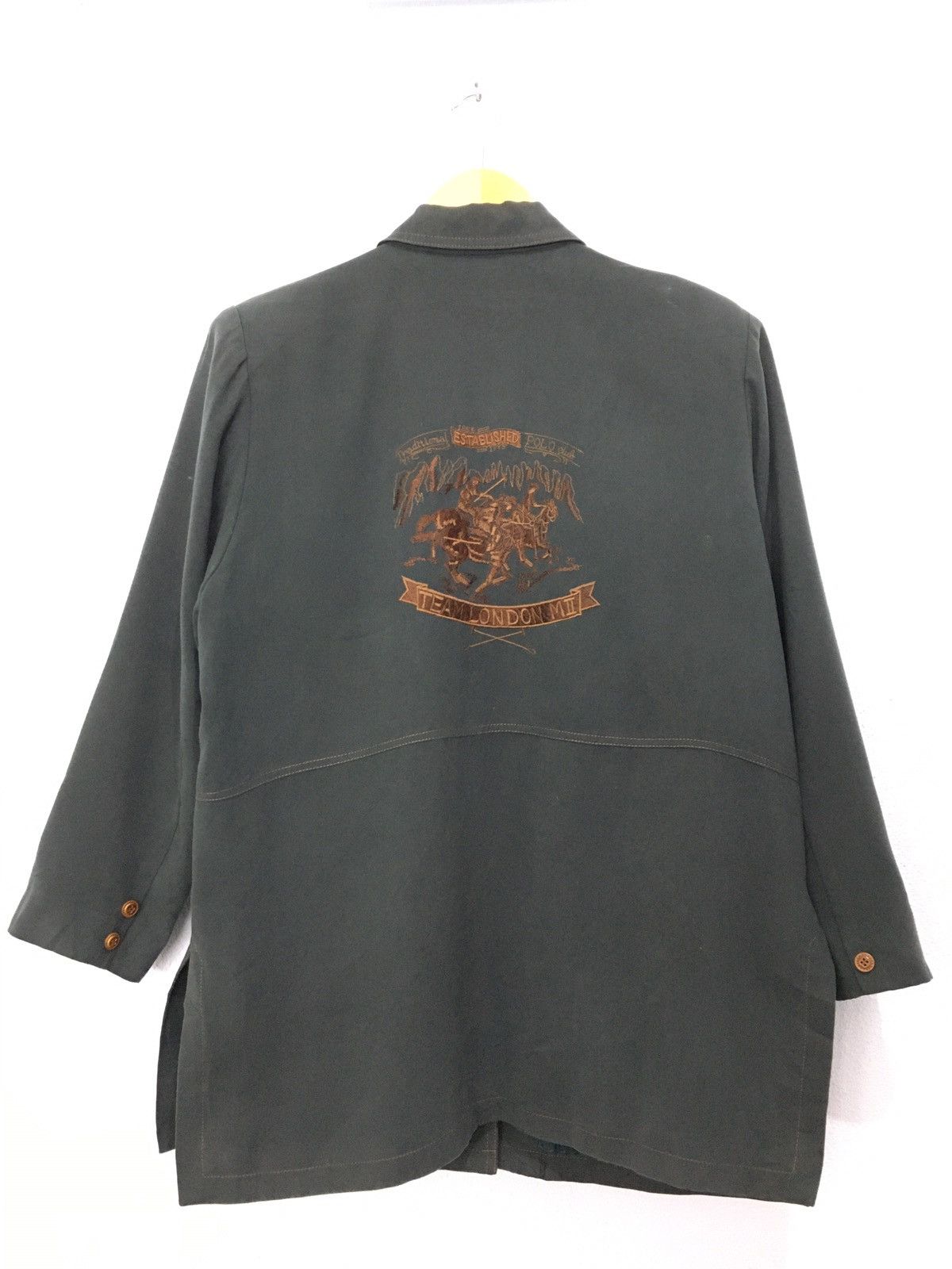 Beverly Hills Polo Club × Polo Ralph Lauren × Vintage Vintage Polo Club Embroidered Logo Team London Size US L / EU 52-54 / 3 - 12 Thumbnail