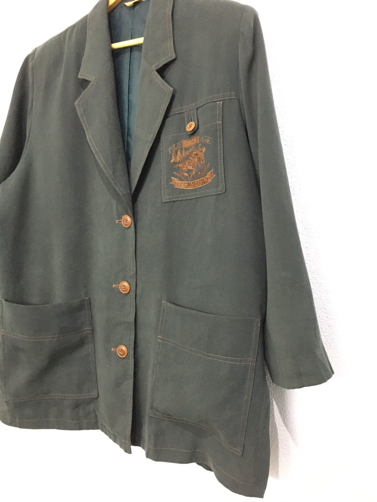 Beverly Hills Polo Club × Polo Ralph Lauren × Vintage Vintage Polo Club Embroidered Logo Team London Size US L / EU 52-54 / 3 - 5 Thumbnail