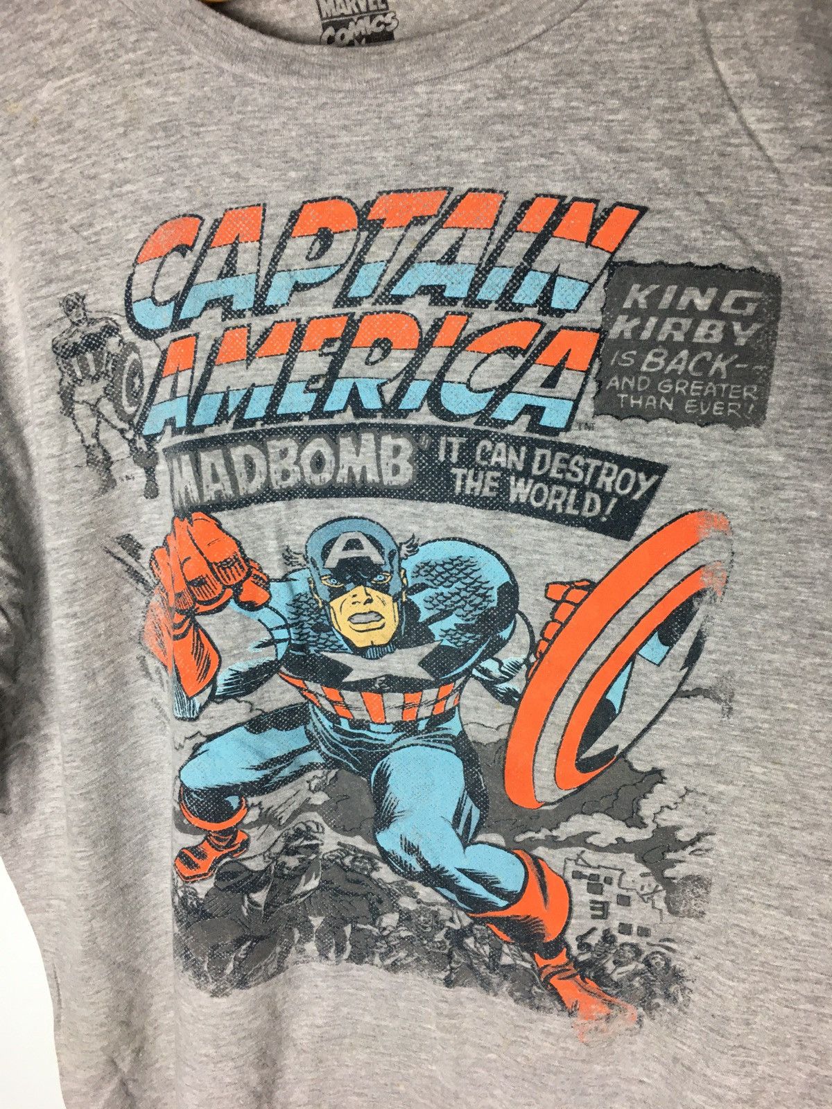 Marvel Comics Captain America Graphic Tee Shirt Size US XL / EU 56 / 4 - 2 Thumbnail