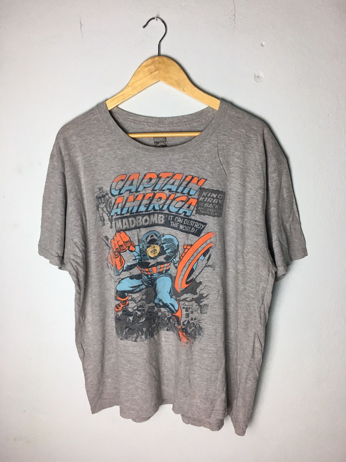 Marvel Comics Captain America Graphic Tee Shirt Size US XL / EU 56 / 4 - 1 Thumbnail