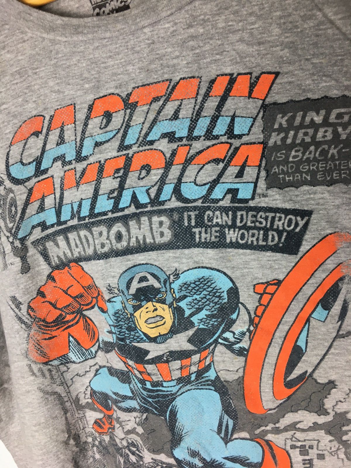 Marvel Comics Captain America Graphic Tee Shirt Size US XL / EU 56 / 4 - 3 Thumbnail