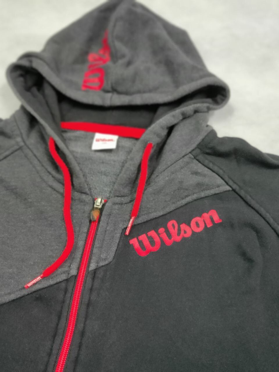 Vintage × Wilson Wilson hoodie Size US L / EU 52-54 / 3 - 3 Thumbnail